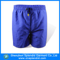 Shenzhen ropa personalizada de alta calidad Blue Mens Shorts para correr